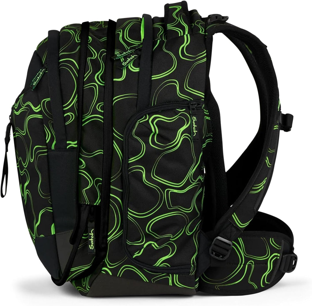 Satch Schulrucksack-Set Match Bundle Green Supreme - Schwarz Green Supreme - Schwarz Einheitsgrösse,