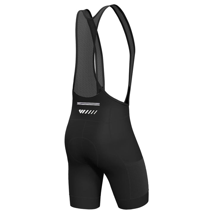 Lo.gas Herren Radfahren Bib Shorts, Gel Gepolstert Mit Taschen, Atmungsaktiv Quick-Dry für Männer M