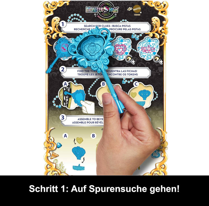 Monster High Skulltimate Secrets Puppen- und Accessoire-Set, Monster Mysteries Cleo De Nile mit Klei