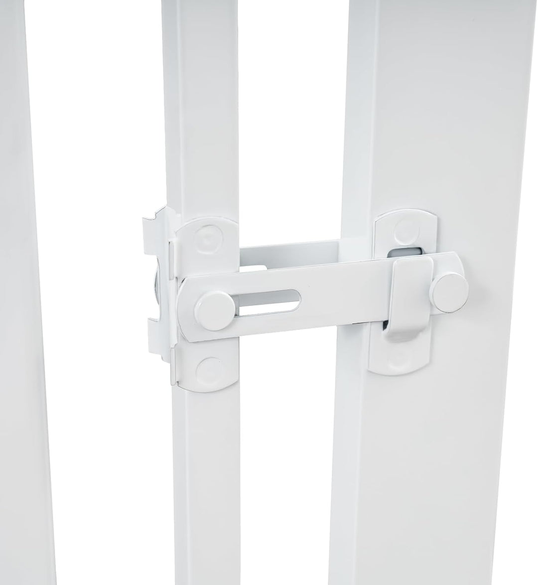 Haustiergitter Extra Hoch Höhe 150cm, Breite verstellbar 90-97cm, Sicherheits-Haustiergitter, Automa