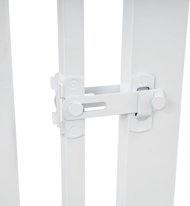 Haustiergitter Extra Hoch Höhe 150cm, Breite verstellbar 90-97cm, Sicherheits-Haustiergitter, Automa