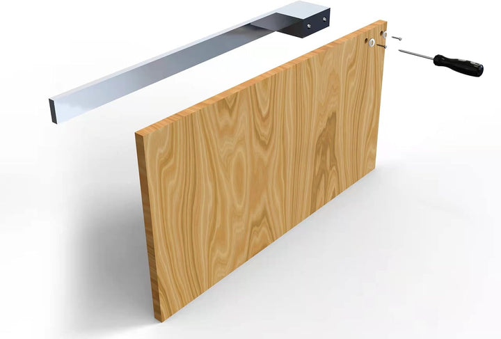 kalb | Handtuchhalter Jörn für Waschtisch, Chrom, Aluminium, Länge: 400mm, Höhe: 25mm, Tiefe: 50mm