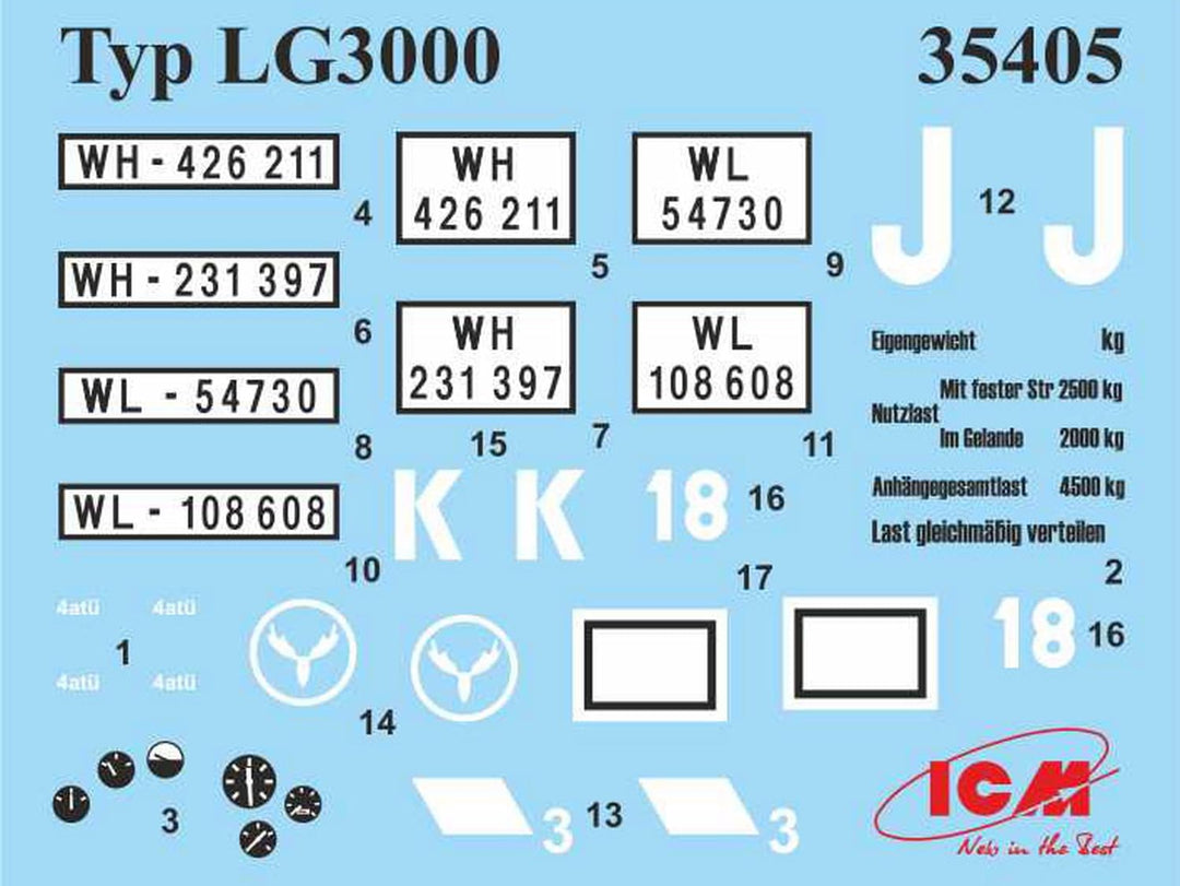 ICM ICM35405 35405 - 12785 Mercedes Typ LG3000, Mittel