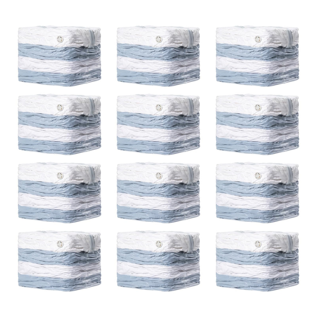 TAILI Würfel Vakuumbeutel für Kleidung, Jumbo 12 Pack (80x100x38 cm), Extra grosse Vakuum Beutel für