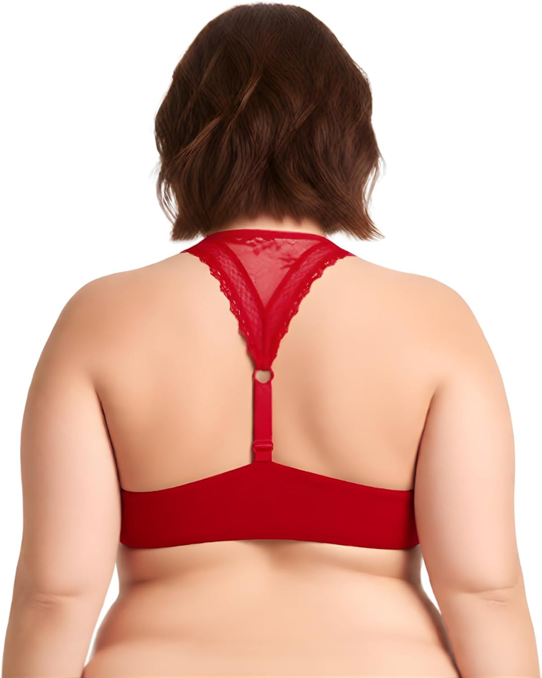Curve Muse Damen Übergrösse Bügel Hochdrücken 1 Tasse hinzufügen Bügel Perfekte Form Spitzen-BHS 70B
