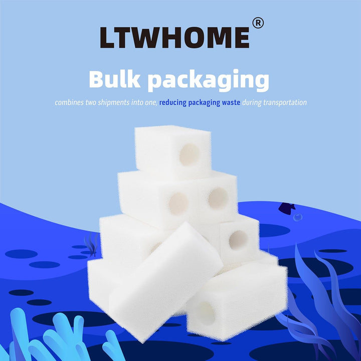 LTWHOME Filterschwamm Passend für Eheim 2010 Pickup Filter 2617100(12 Stück)