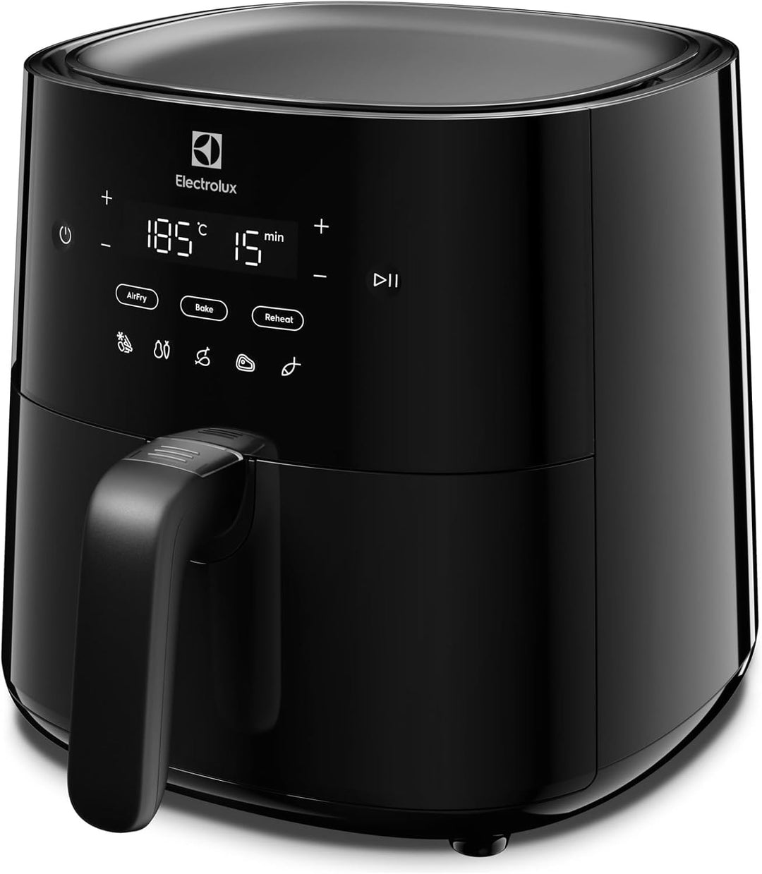 Electrolux Luftfritteuse EAF3B - Kapazität 3 l - Luftfritteuse mit Antihaftbeschichtung - 1300 W - 8
