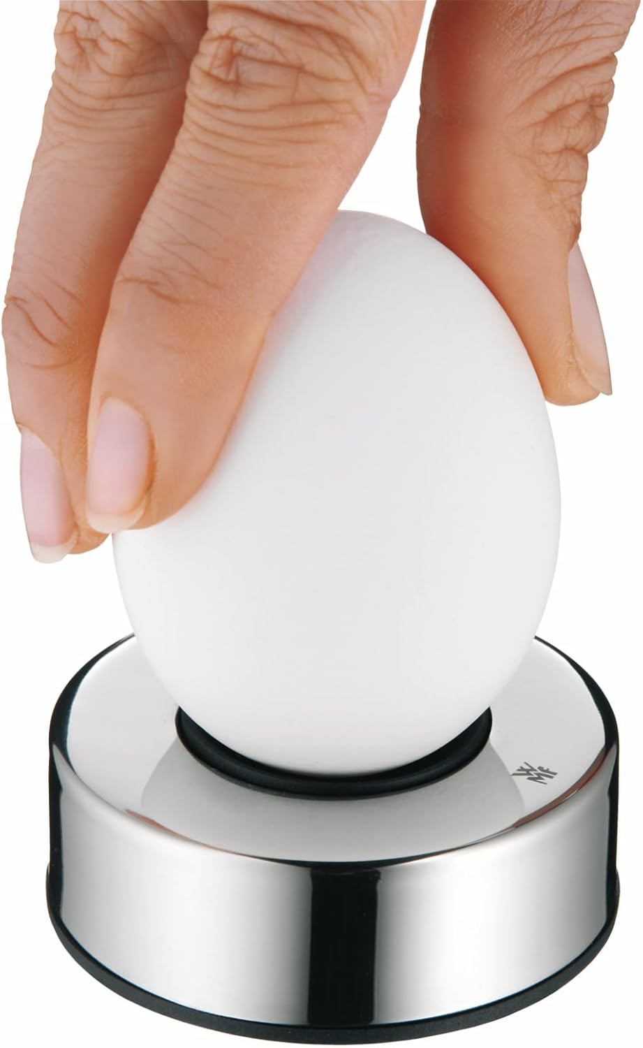 WMF Clever&More Eierpiekser 6 cm, Cromargan Edelstahl mattiert, Eierstecher für alle Eiergrössen A 1