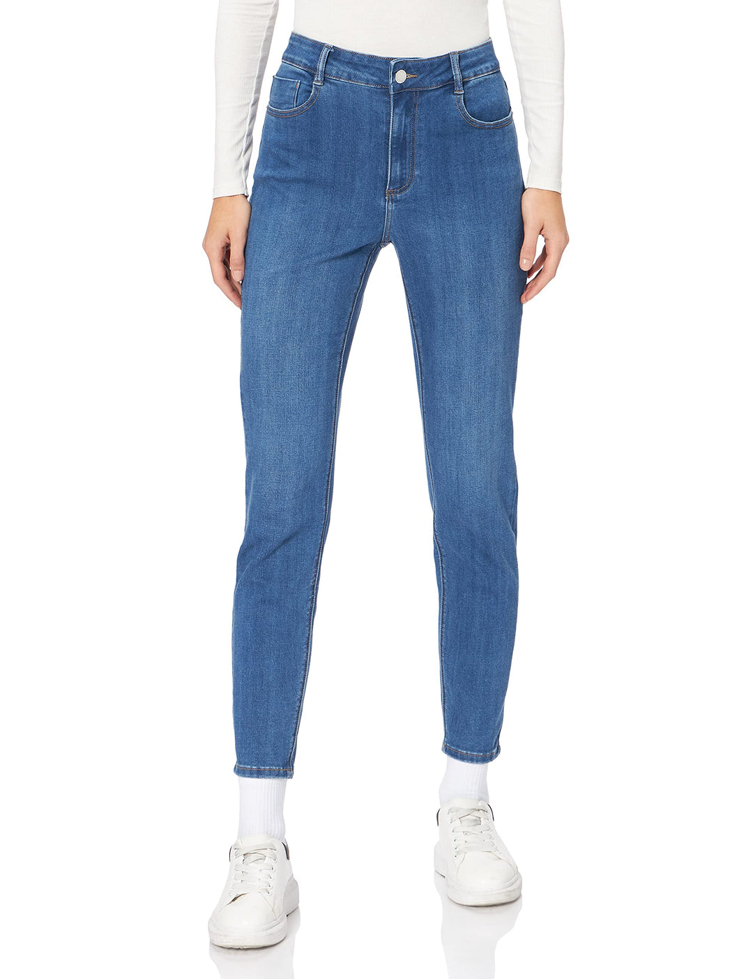 Morgan Damen Hose 34 Jeans Stone, 34 Jeans Stone