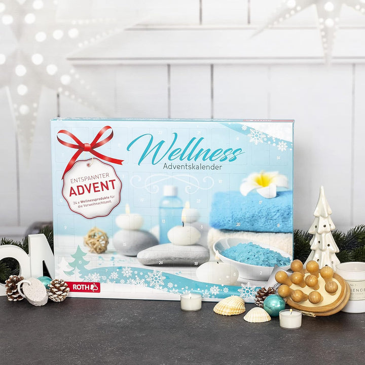 ROTH Wellness-Adventskalender 'Nimm Dir Zeit' 2022 mit 24 Wellnessartikeln für eine entspannte