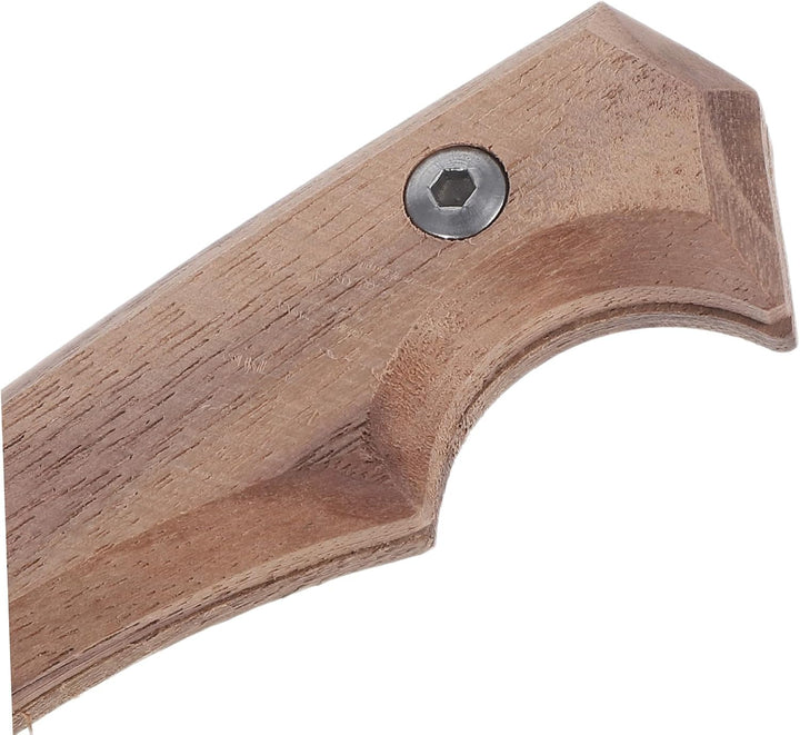Ergonomischer Messergriff aus Buchenholz Langlebiger Ersatzgriff für Küchenmesser und Spatel Bequeme