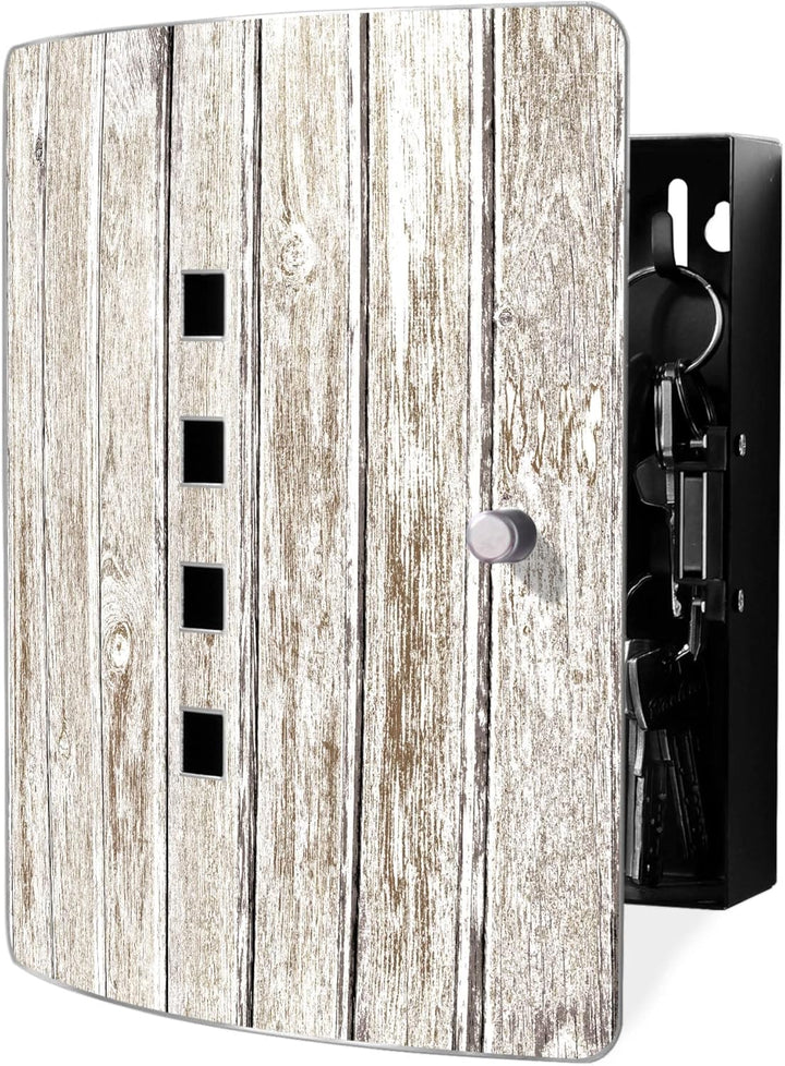 banjado Design Schlüsselkasten aus Edelstahl für 10 Schlüssel/Schlüsselschrank zur Schlüssel Aufbewa