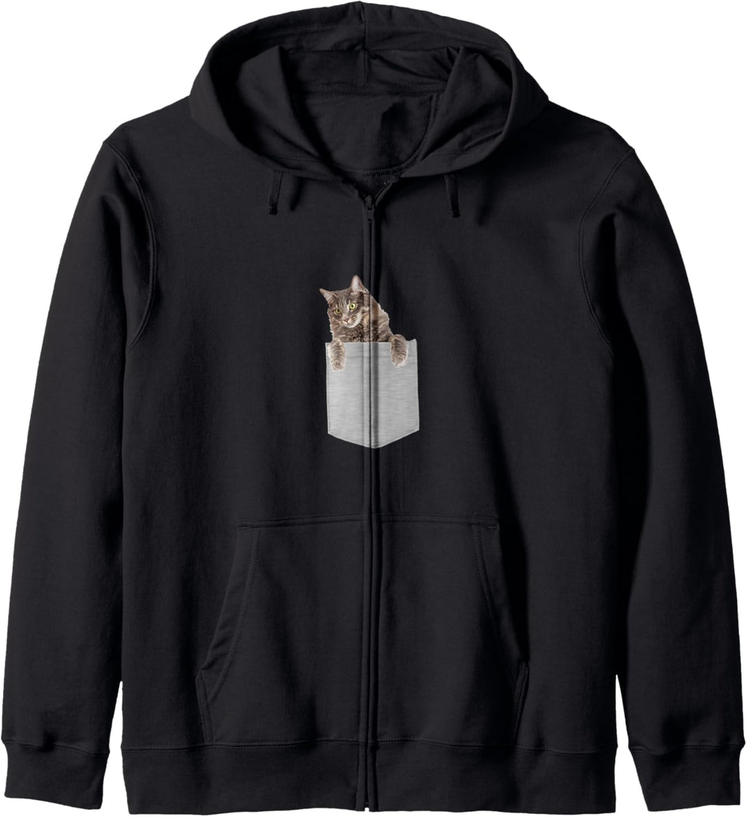 Animal in Your Pocket Gray kitten Kapuzenjacke