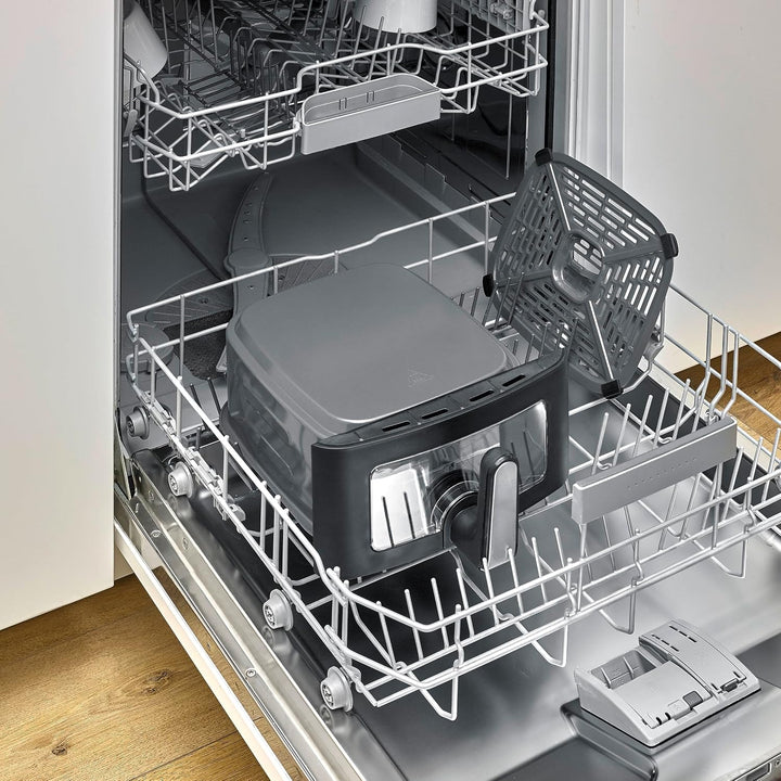 CASO AirFry Duo Tower, Doppel-Heissluftfritteuse, AirFryer, 12,4L (2x 6,2 L) vertikal, individuell e