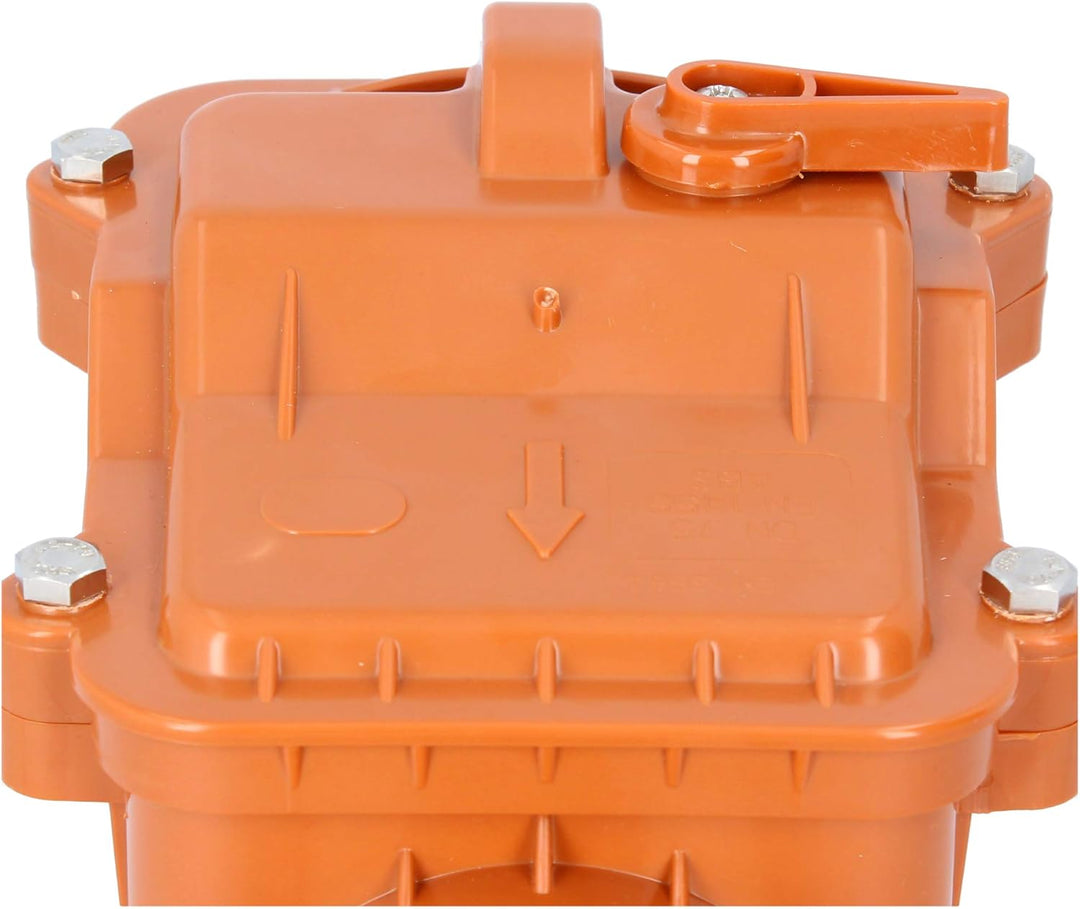 PEŠTAN Rückstauverschluss Ø DN 75 Orange | Rückschlagklappe Rückstauventil Rückstauklappe Rückstauve