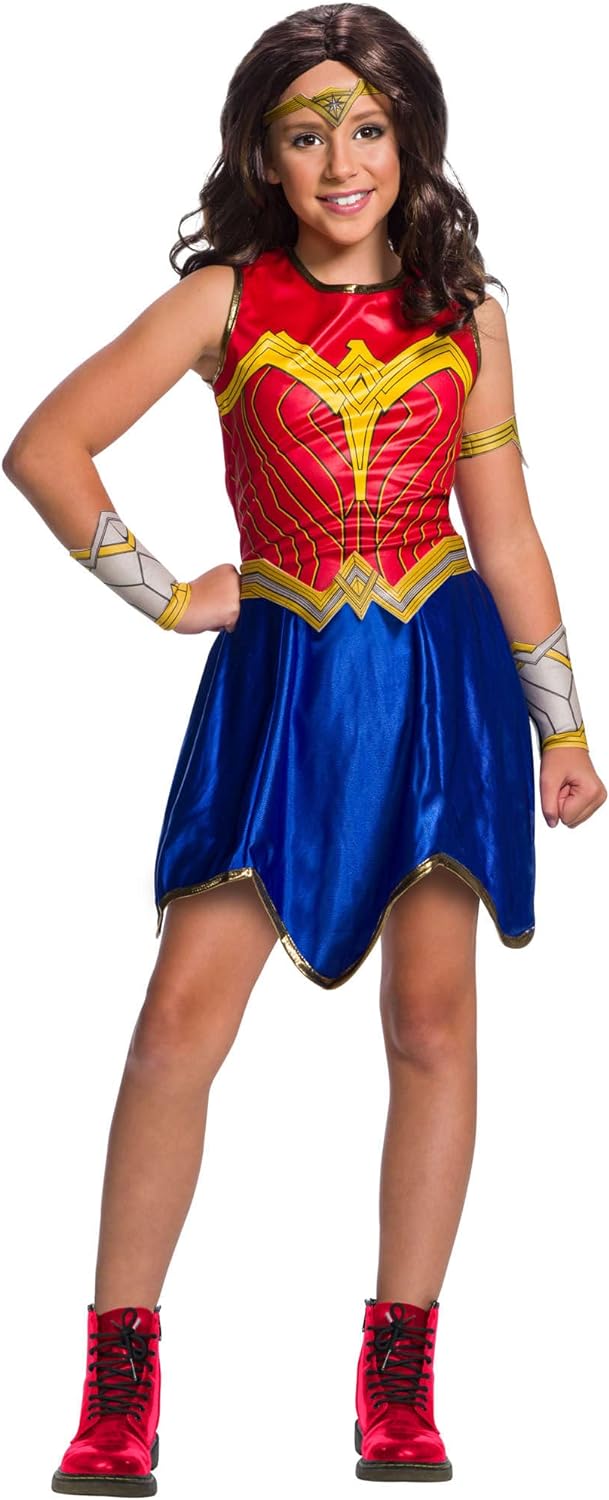 Rubie's – Klassisches Kostüm Wonder Woman 1984 – 701003L – Grösse L 11-14 Jahre 11-14 Jahre Rot, 11-