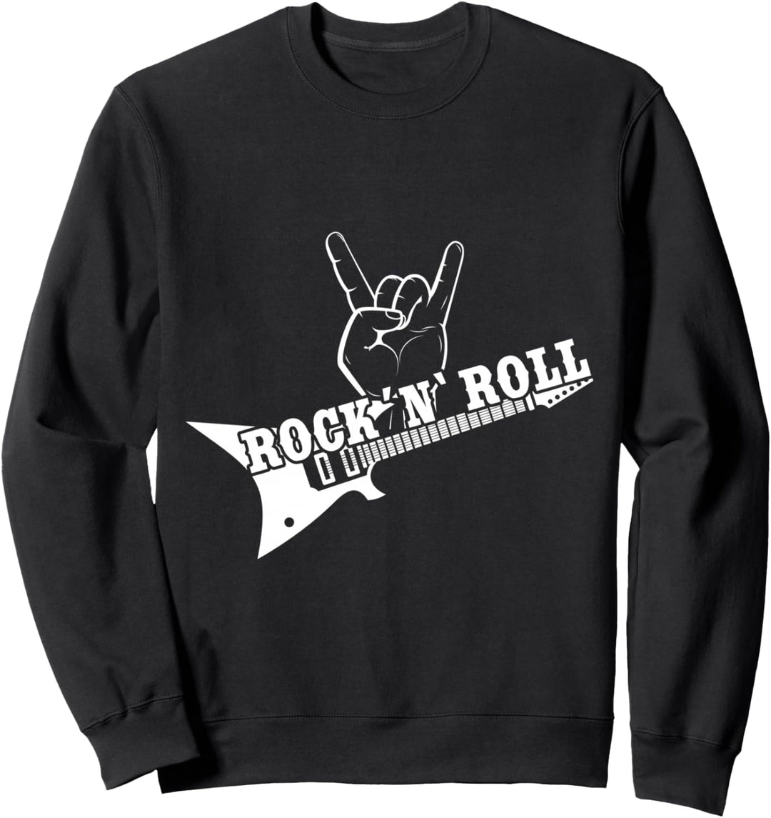 Vintage Retro Rock n Roll Herren Damen Kinder Sweatshirt