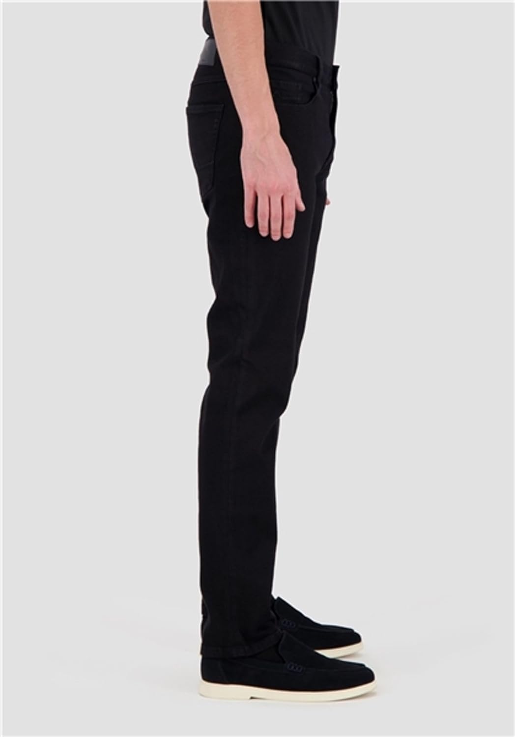 ALBERTO Regular Slim Fit Jeans Used 5 Pocket schwarz Grösse W31 L34