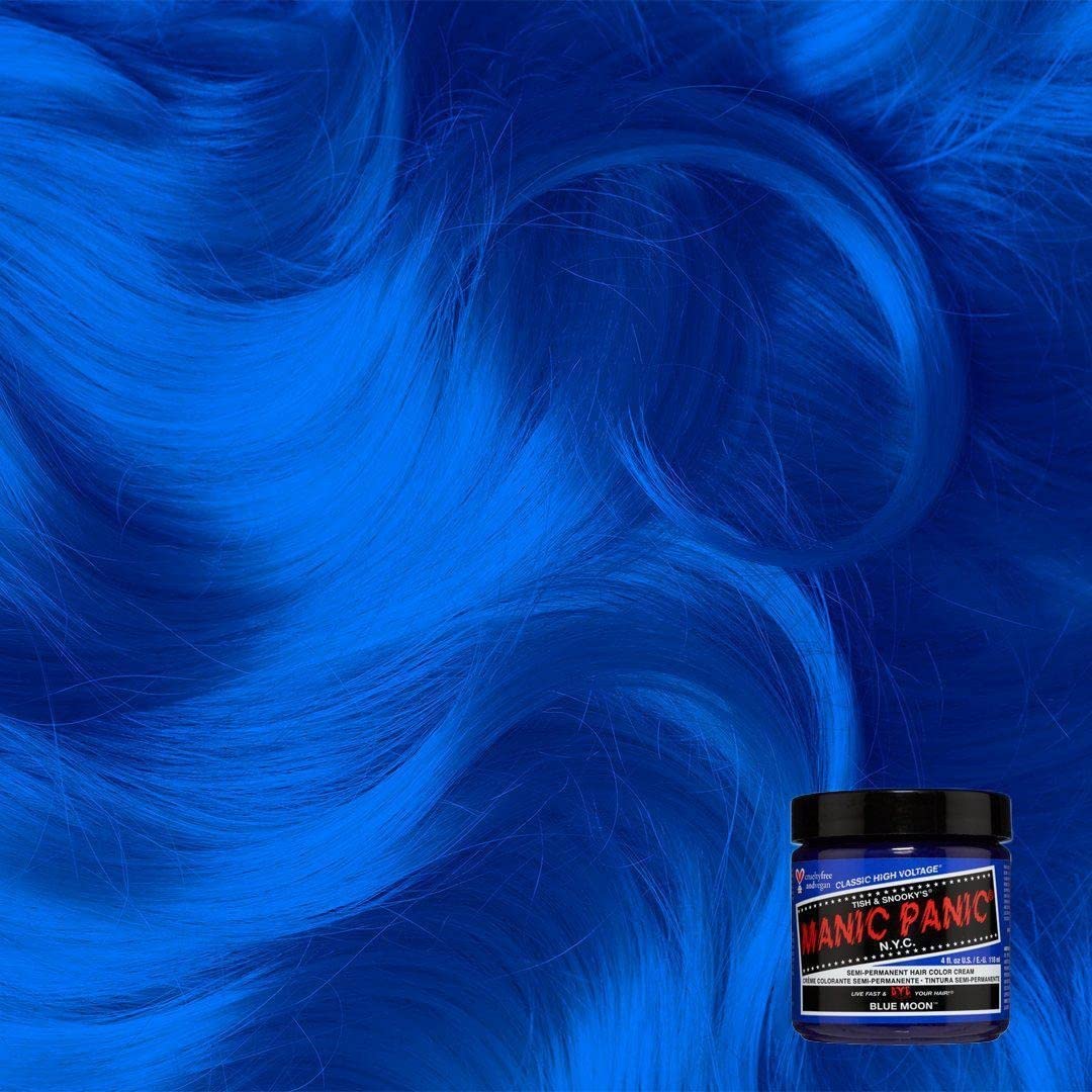 Manic Panic Semi-permanente Haarfarbe in Ultra-Violett, 113,4 g Blau 118 ml (2er Pack), Blau 118 ml