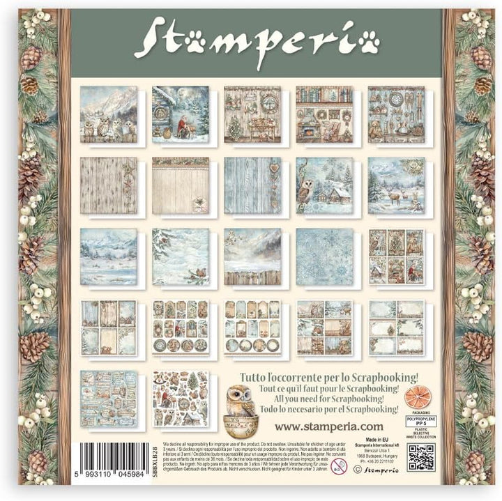 Stamperia - Scrapbook Paper Pad for Scrapbooking, Albums, Card Making, Bullet Journalling and More,