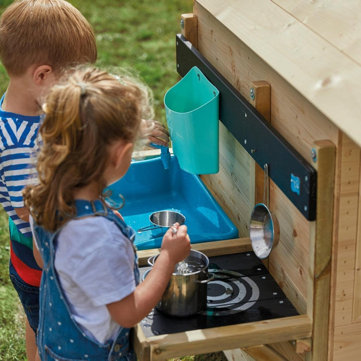TP Toys 297 Kitchen Holz Deluxe Mud Küche Spielhaus Zubehör, grün, 36 x 81 x 56 cm Einzelbett, Einze