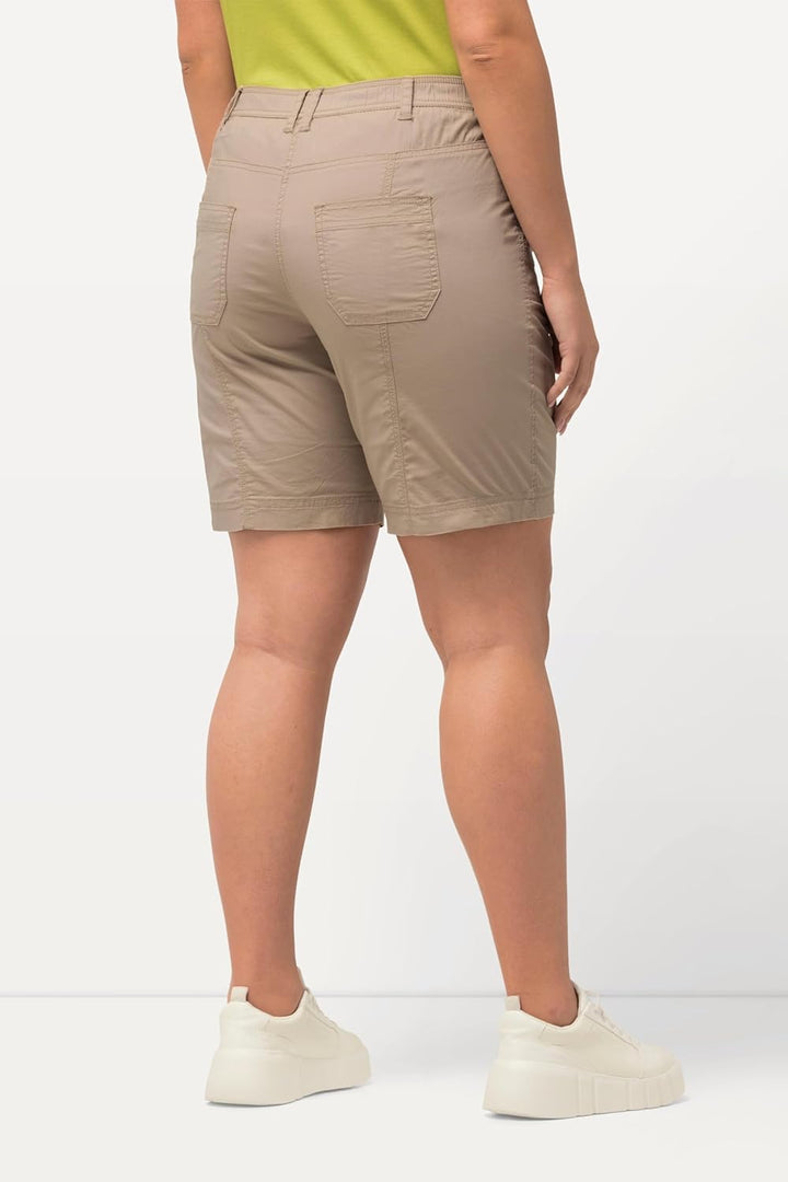 Ulla Popken Damen Hose 44 Kitt, 44 Kitt