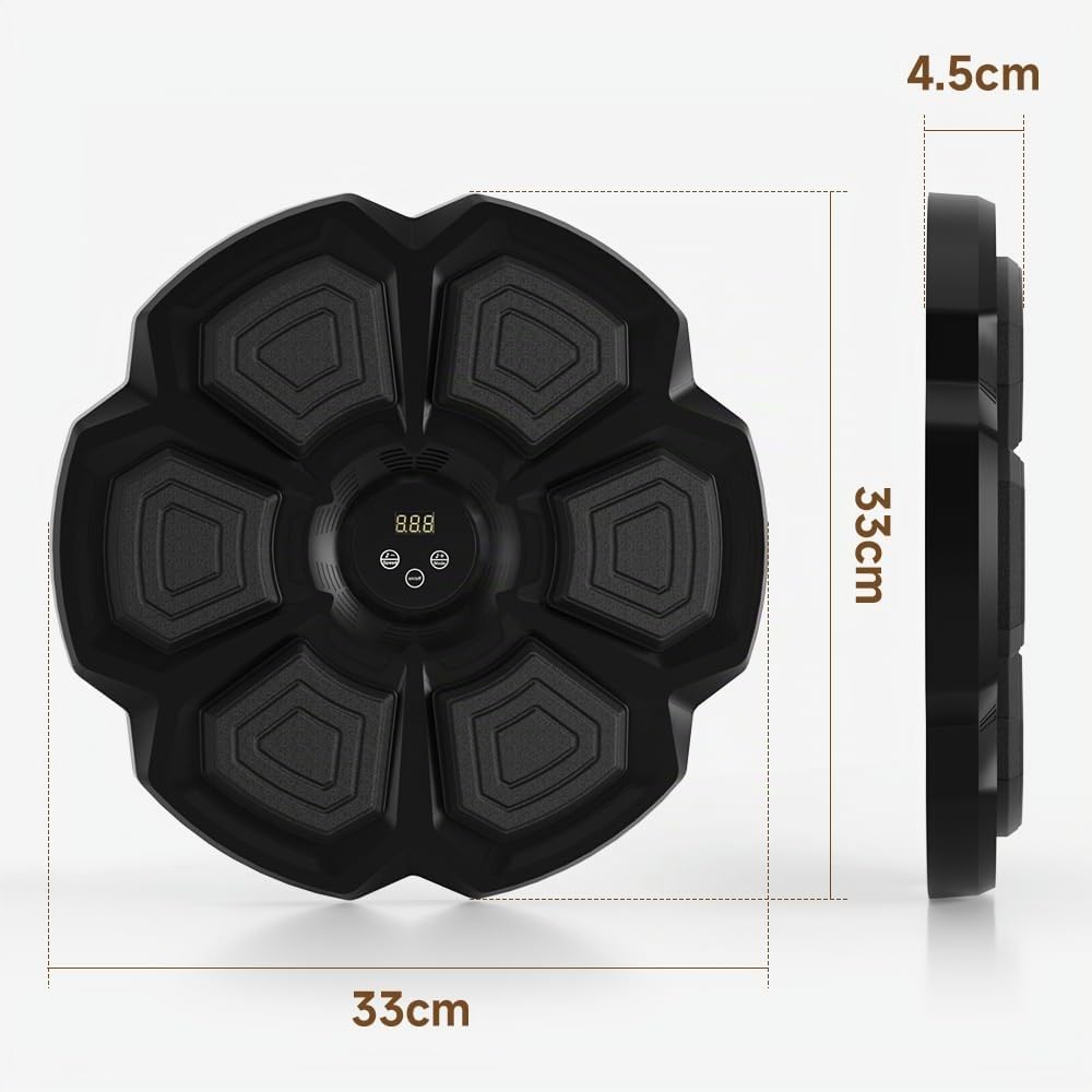 Topteng Bluetooth Music Boxing Machine mit 9 Geschwindigkeitsmodi und Zählmodus, Reaktionstraining,