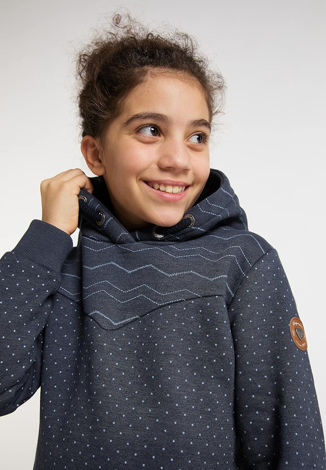 Ragwear Kristla Sweat Mädchen Sweatshirt mt Kapuze Kapuzenpullover Sweater Pullover aus weicher Baum