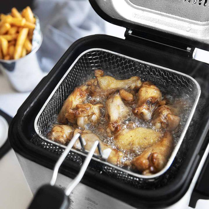 Cecotec CleanFry Infinity 1500 Fritteuse. 1,5 L Fassungsvermögen, Temperatur bis zu 190 ºC, 30 Min.