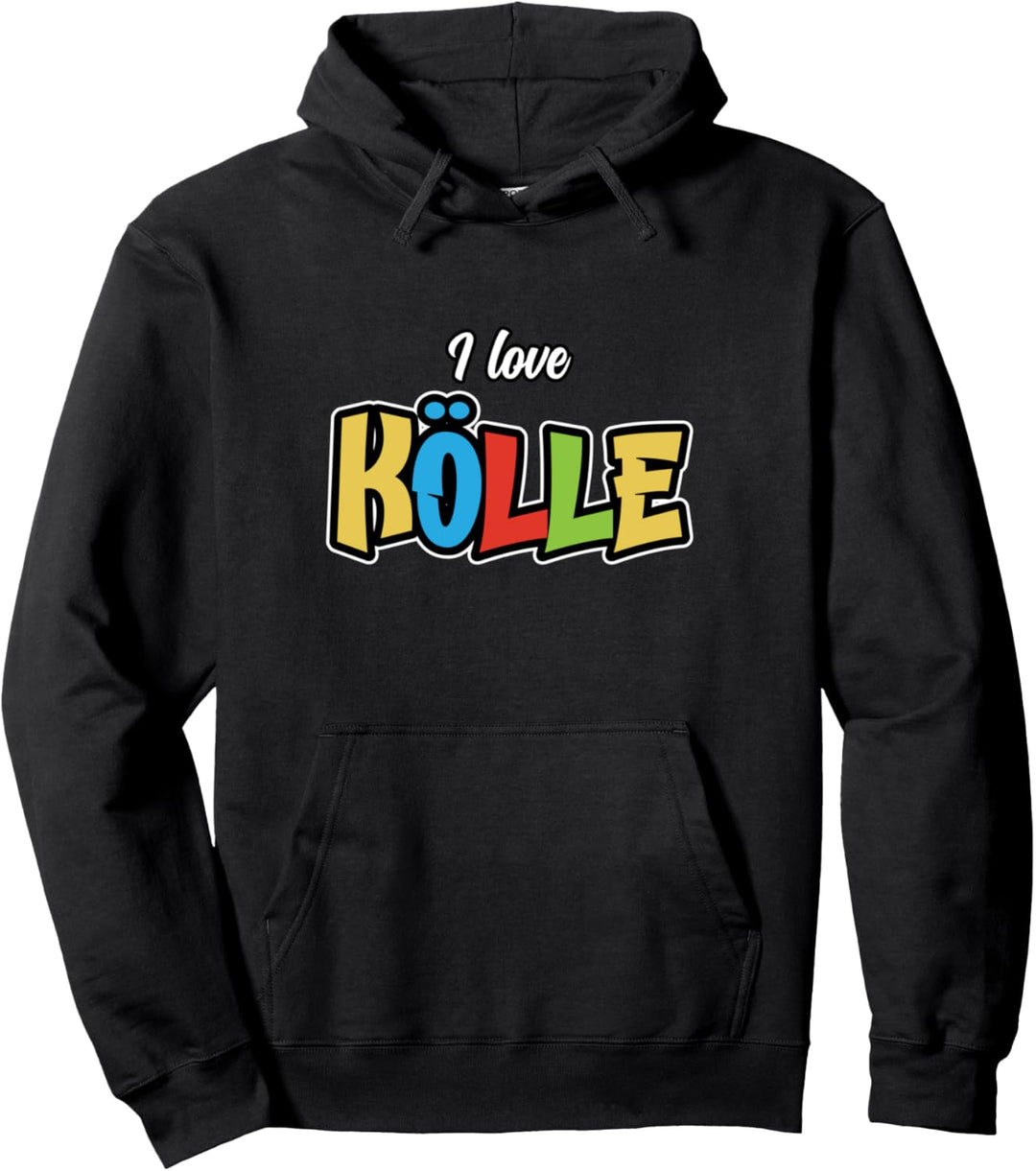 I love Kölle. Buntes Karneval Pullover Hoodie