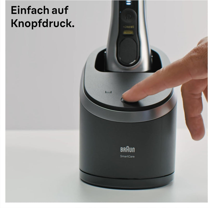 Braun 3-in-1 ShaverCare Reinigungskartuschen für Reinigungsstationen, reinigt 10x besser als Wasser,