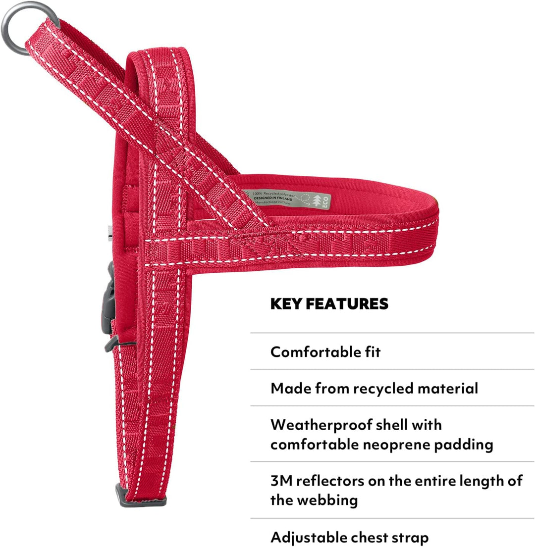 Hurtta Casual Hundegeschirr ECO (Rosa, 35-45cm) 35-45cm Rosa, 35-45cm Rosa
