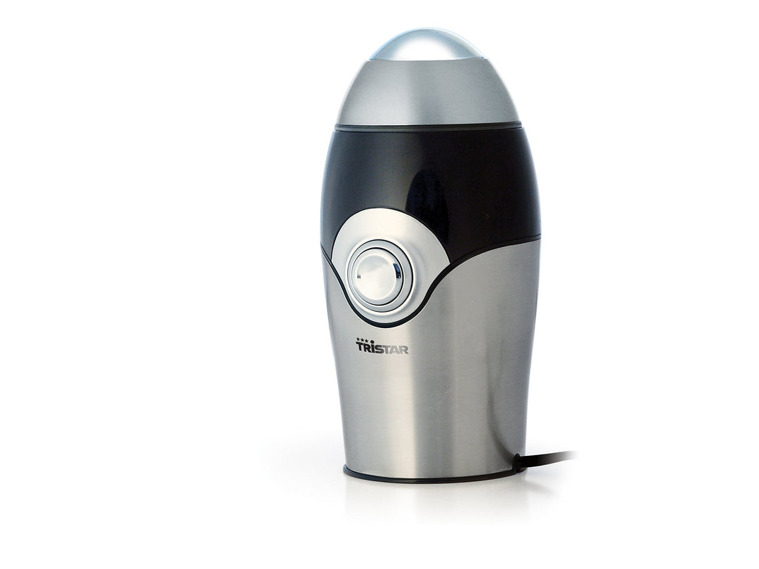 Tristar Kaffeemühle - 70 Gram Kaffee, 10 Tassen, 2 Edelstahl-Klingen, 150 Watt, KM-2270