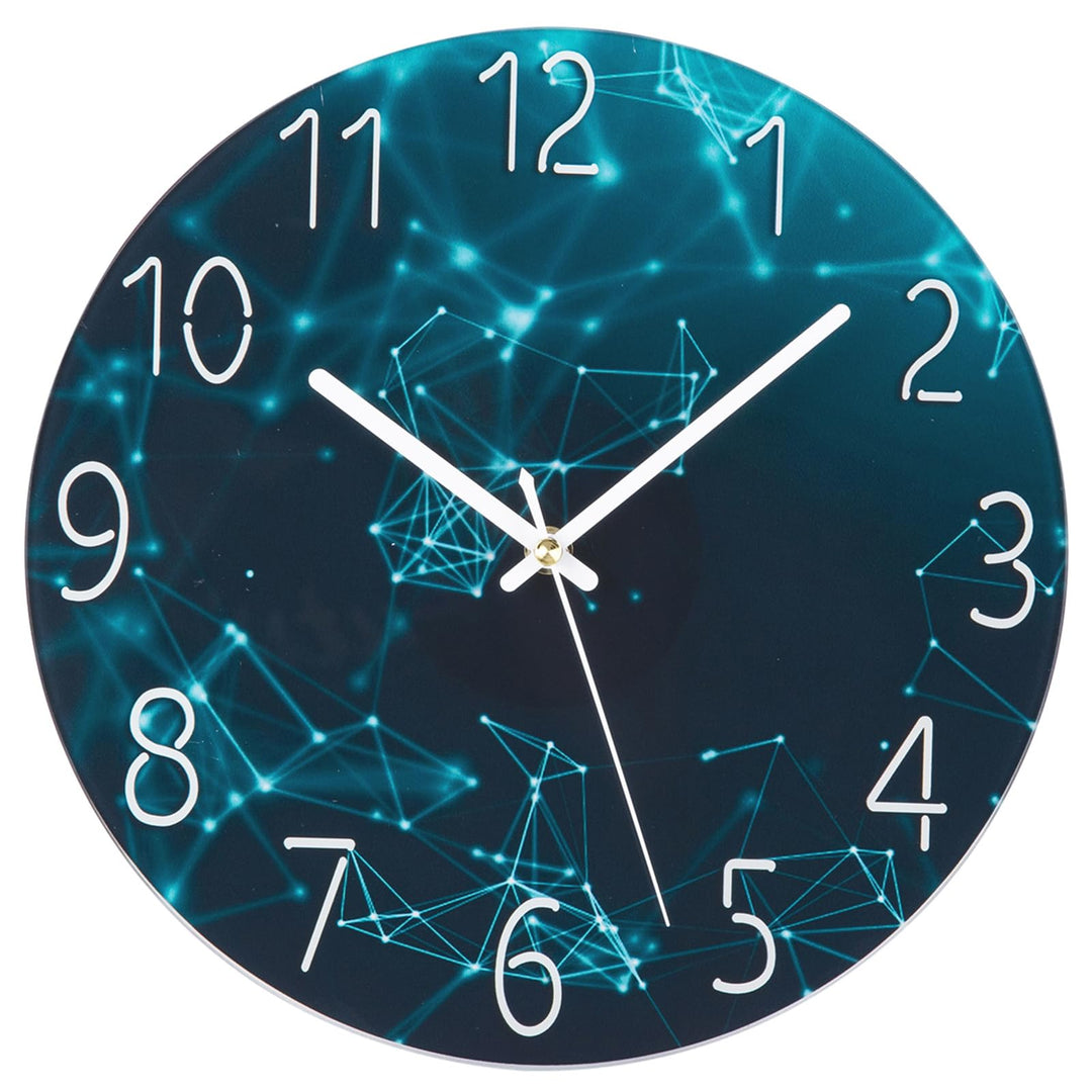 ACCSHINE Wanduhr Ohne TickgeräUsche Lautlos Modern 30cm Quarz Gross Batterie Betriebene Wanduhr Einf