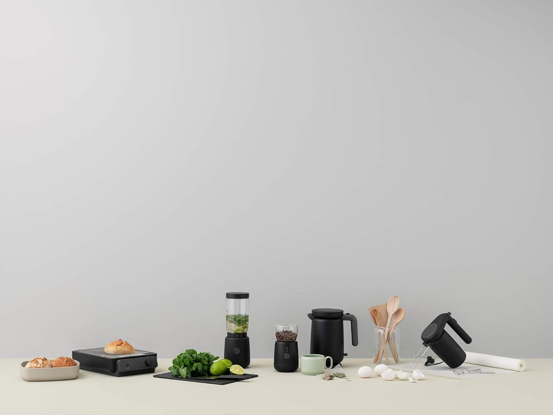 RIG-TIG Kaffeemühle FOODIE - Automatischer, elektrischer Mixer, Zerkleinerer für Kaffeebohnen, Gewür
