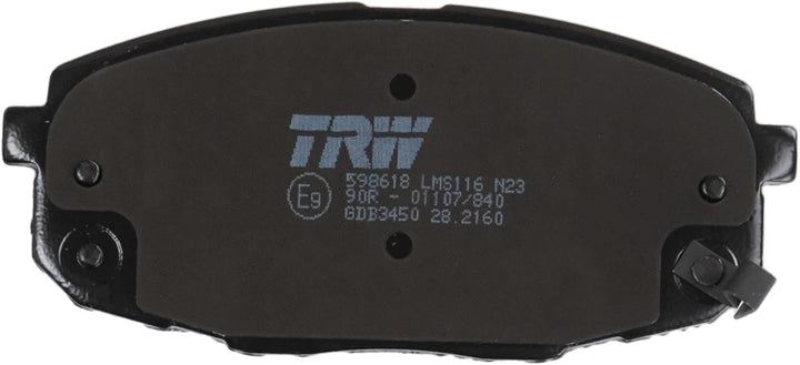 TRW GDB3450 Bremsbelagsatz, Scheibenbremse - (4-teilig)