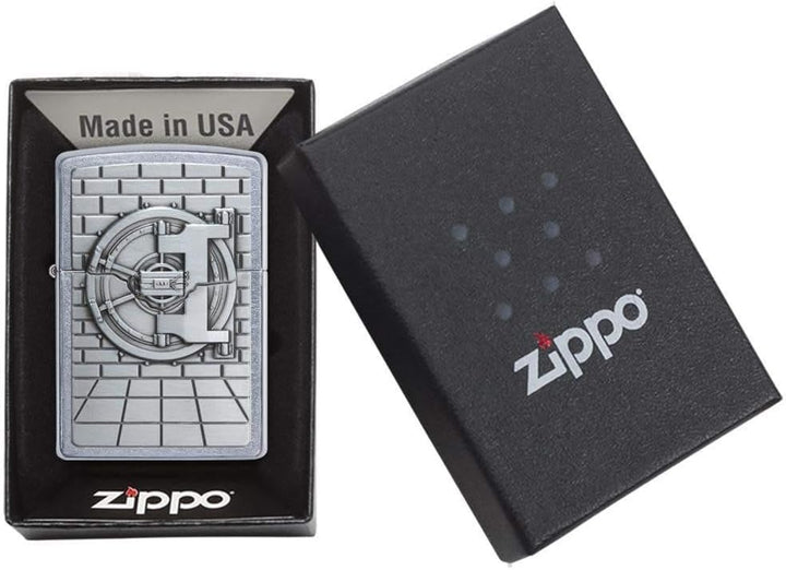 Zippo 29555 Unisex Emblem Gold Save Benzinfeuerzeug,Transparent,6 x 6 x 8 cm