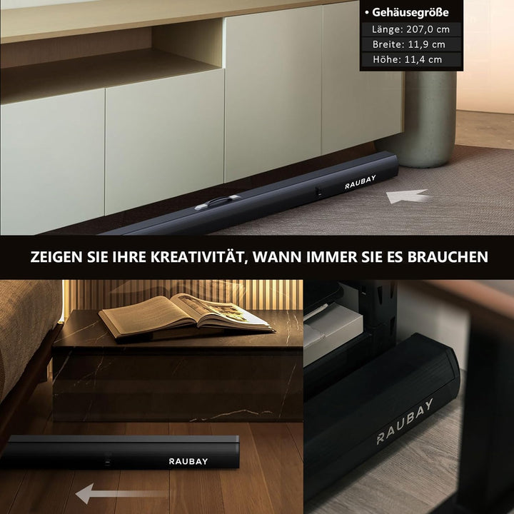 【Breiterer Stil】 RAUBAY 200x200cm Grosser zusammenklappbarer Grau Hintergrund Gray Screen, tragbarer