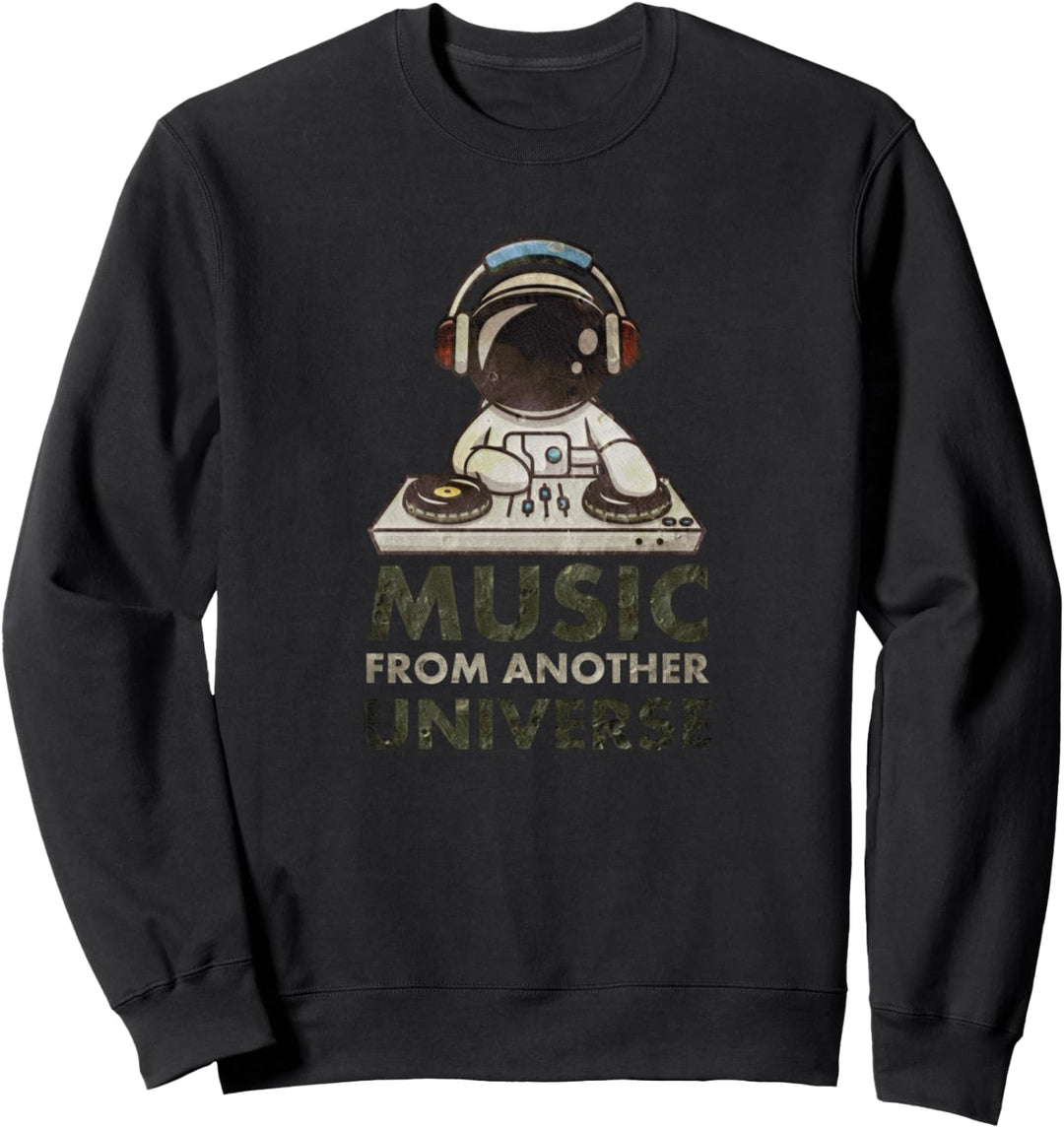 Bester DJ Spruch Best Diskjockey Universe lustig Sweatshirt