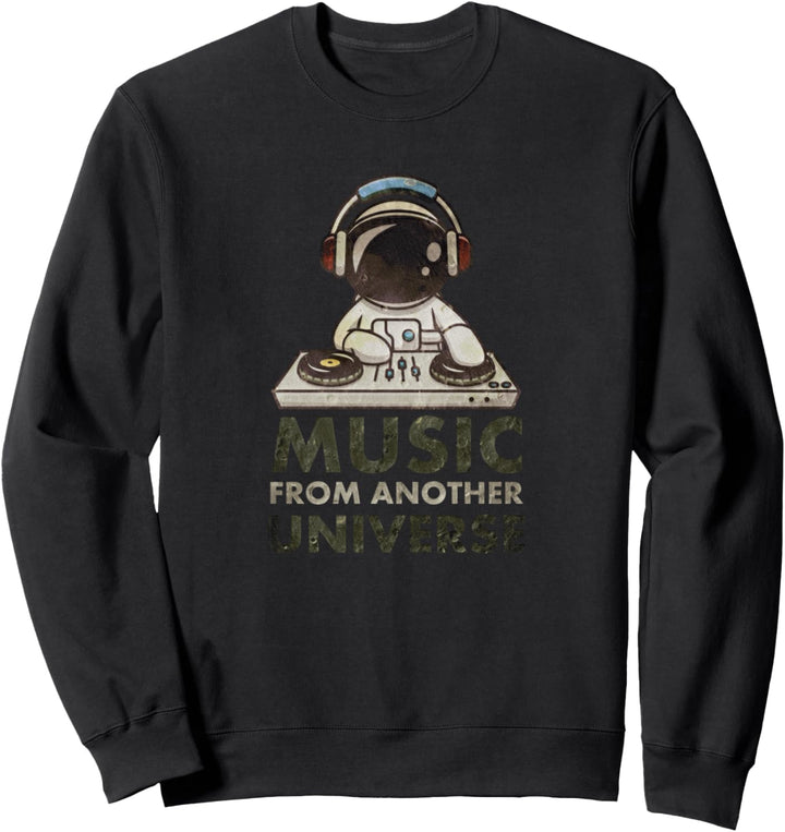 Bester DJ Spruch Best Diskjockey Universe lustig Sweatshirt