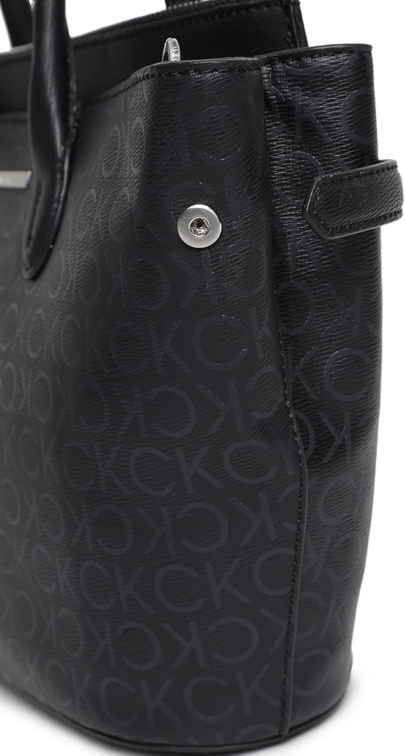 Calvin Klein DAILY DRESSED TOTE MD-EPI MONO, schwarz(black), Gr. One Size