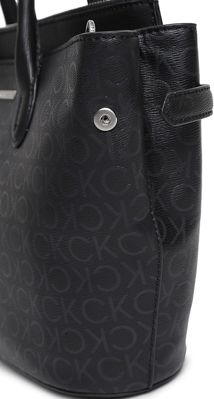 Calvin Klein DAILY DRESSED TOTE MD-EPI MONO, schwarz(black), Gr. One Size