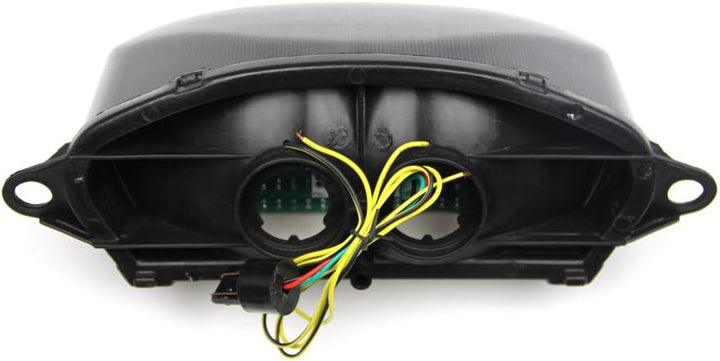 avdb-moto LED-Bremslicht mit integriertem Blinker kompatibel mit VTR 1000 1997/2005 (Getönt), Getönt