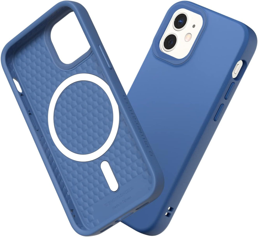 RhinoShield Case kompatibel mit [iPhone 12 Mini] | SolidSuit - MagSafe-kompatibel -Stossdämpfende &