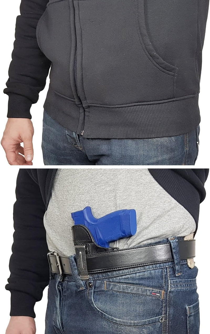 VlaMiTex IWB 2Li Leder Holster für PK380 Walther P22 / P22Q und Ruger 22 Verdeckte/Versteckte LINKSH