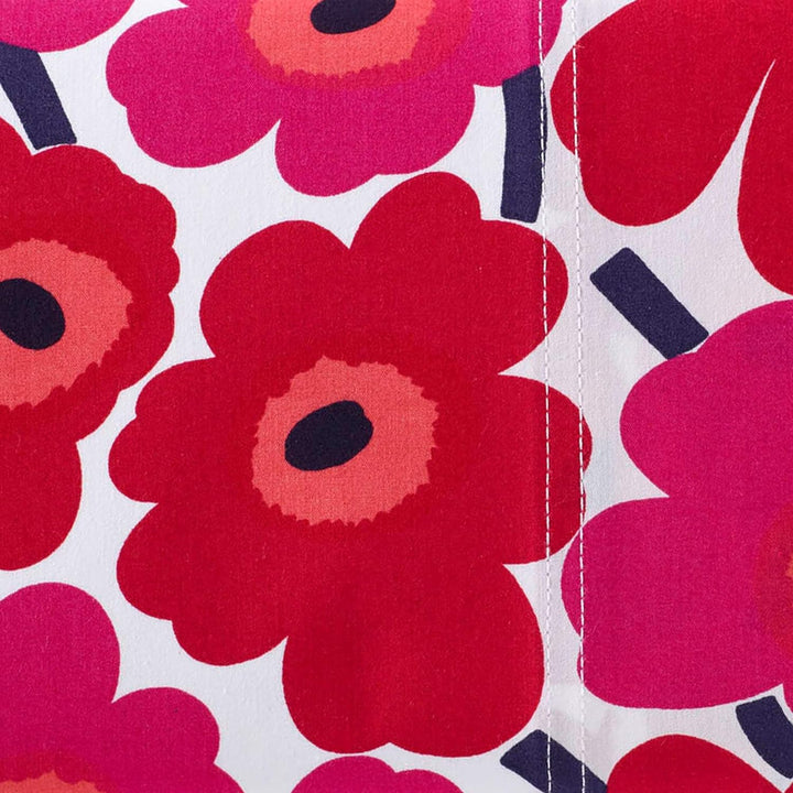 Marimekko - Kissenbezug-Set, Baumwoll-Perkal-Bettwäsche, Glatte und Coole Heimdekoration (Mini Unikk