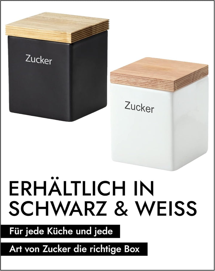 Continenta Keramik Vorratsdose | Ideal Für Vorräte & Mit Luftdichtem Verschluss | Handmade In Portug