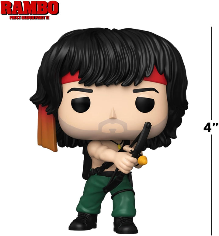 Funko POP! Movies: Rambo S2- John Rambo w/Bow - Sammelbare Vinylfigur - Geschenkidee - Offizielles M