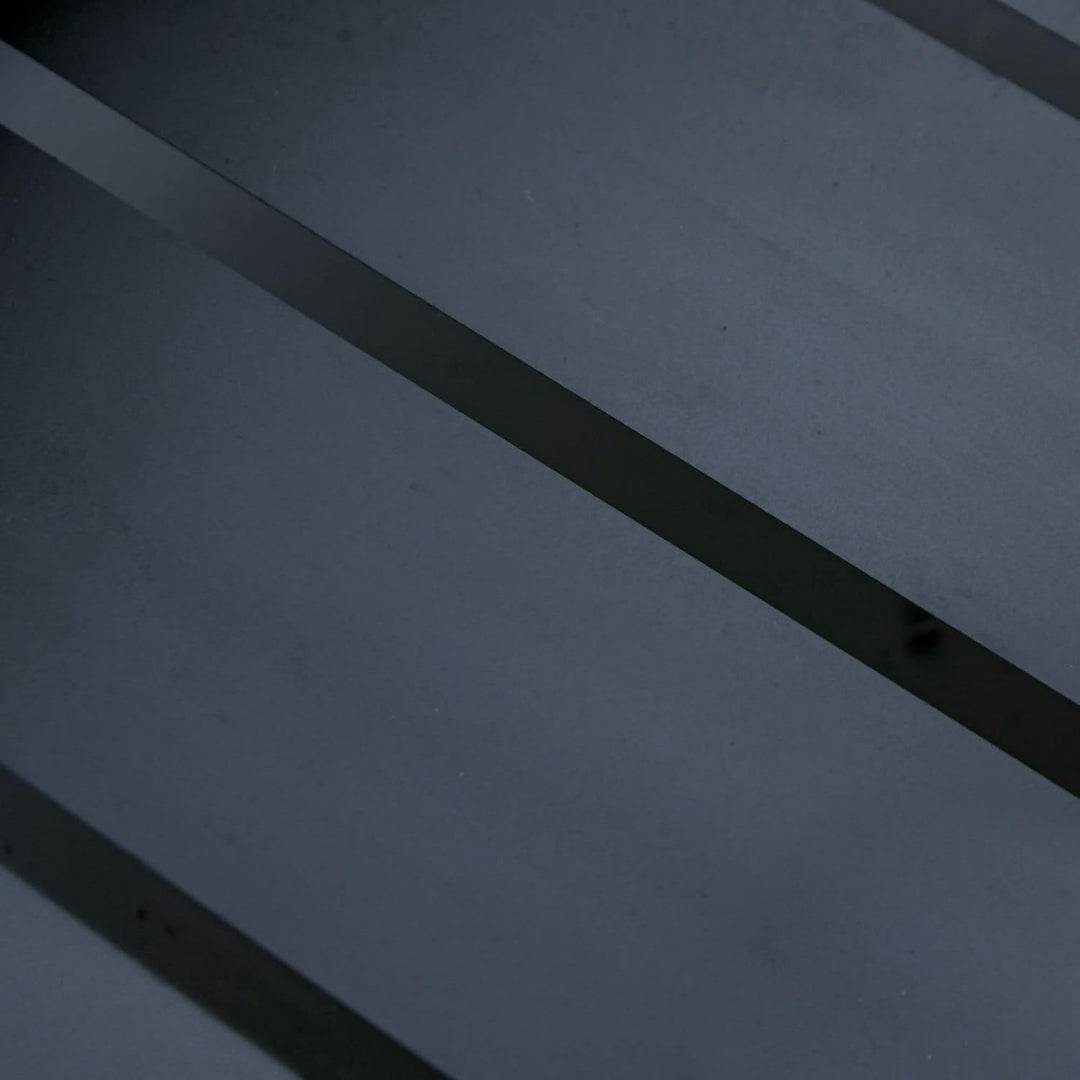 Outsunny Feuerschale modern Feuerkorb rechteckig Feuerstelle für Garten Camping BBQ Metall Schwarz 4