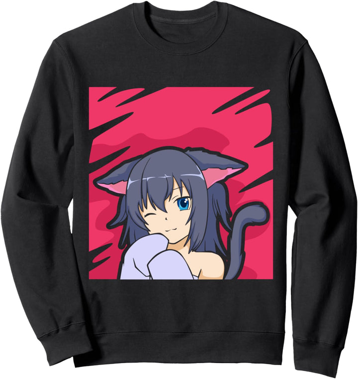 Anime-Katzenmädchen - Otaku Sweatshirt